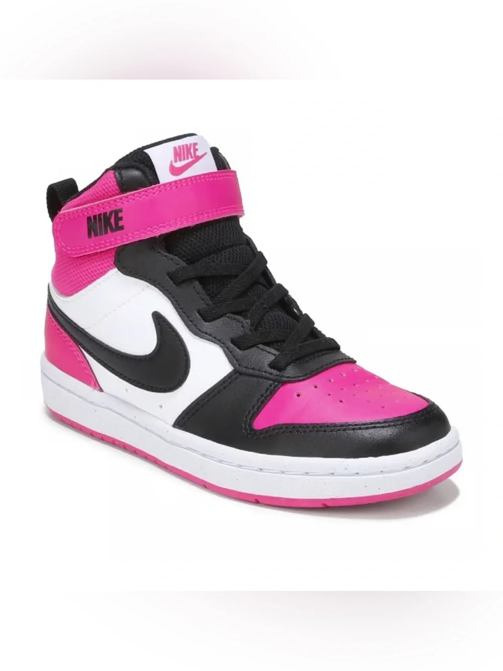 Nike Kids' Court Borough Mid 2 High Top Sneaker